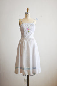 Vintage 1970's embroidered dress-S