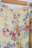 Vintage buttoned down floral skirt
