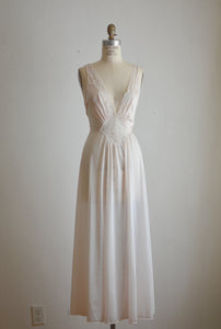 Vintage blush slip dress