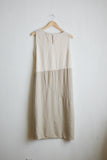 Vintage linen midi dress