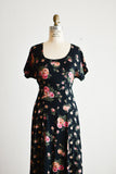 Vintage 1990's floral dress - S/M