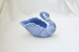 Vintage blue swan