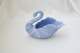 Vintage blue swan