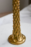 Vintage Brass palm candlestick