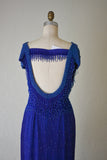 Vintage maxi beaded dress